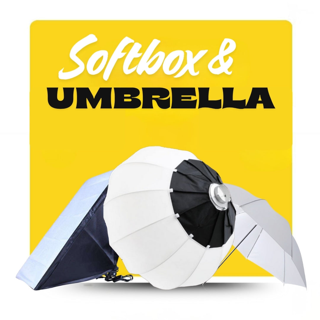 Studio Softboxes, Umbrellas & Diffusers
