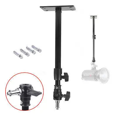 Photo studio ceiling bracket Wall bracket with 1/4"-3\4"  Screw interface adjustable bracket suitable for photo and video studios