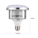 85W(Actual 50W) LED Light Bulb 3200K-5500K Photography Lamp Bulb Energy-saving Adjustable Brightness E27 Mount with Remote Control
