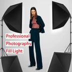 Single Holder Easy Softbox Photostudio Kit 50x70cm