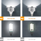 85W(Actual 50W) LED Light Bulb 3200K-5500K Photography Lamp Bulb Energy-saving Adjustable Brightness E27 Mount with Remote Control