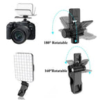Rechargeable Dual-Clip Selfie Light (3 Modes) for Mobile & Laptop