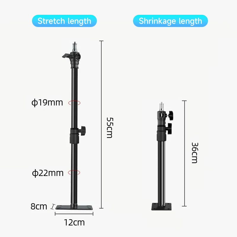 Photo studio ceiling bracket Wall bracket with 1/4"-3\4"  Screw interface adjustable bracket suitable for photo and video studios