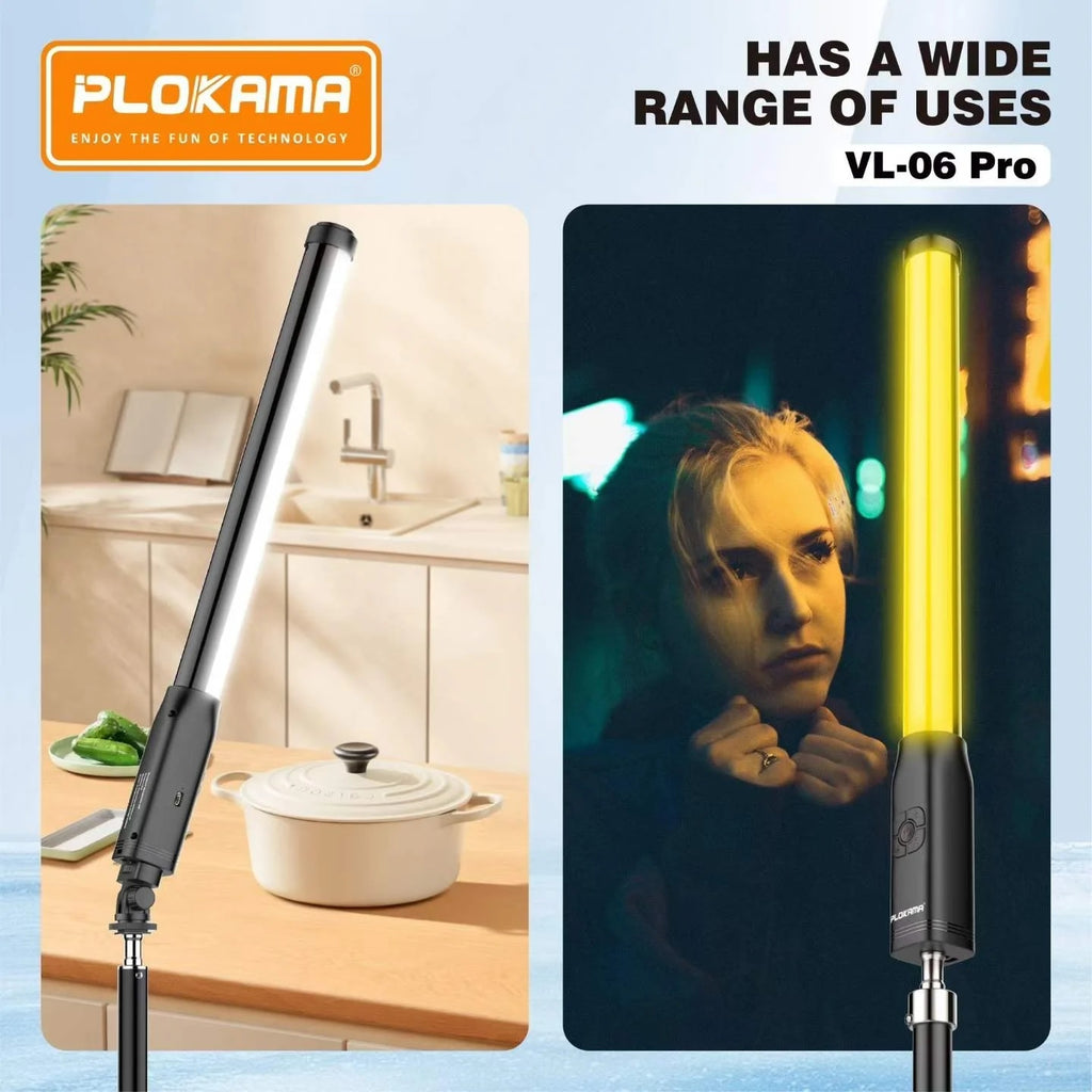 Plokama VL-06 Pro RGB Handheld LED Light Stick