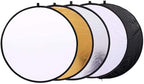42-inch 5-in-1 Collapsible Photography Reflector Kit - Translucent, Silver, Gold, White and Black