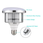 85W(Actual 50W) LED Light Bulb 3200K-5500K Photography Lamp Bulb Energy-saving Adjustable Brightness E27 Mount with Remote Control