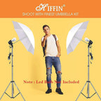 Double Bulb Umbrella Holder For Studio Lights| Photographers|Youtubers