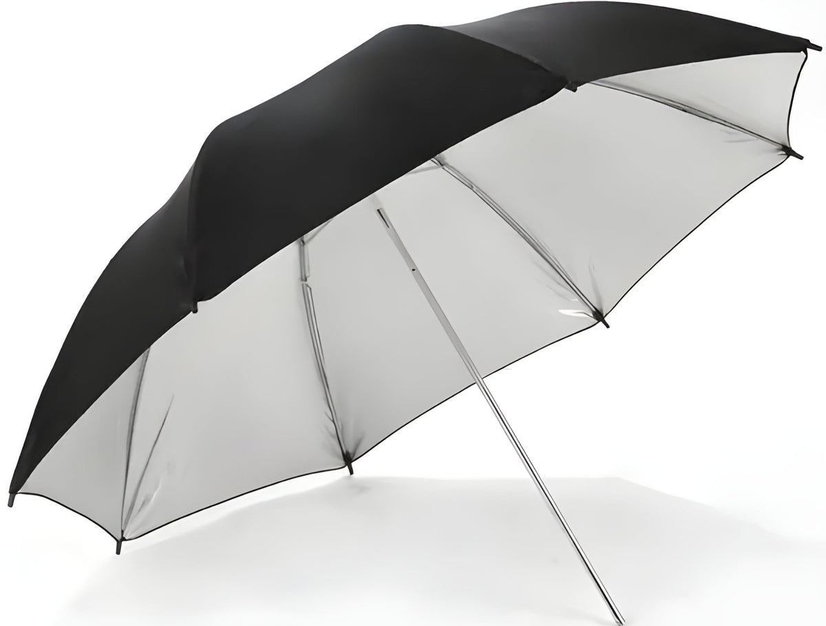 33 inch/83 cm Black/White Reflective Studio Umbrella