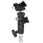 Universal Metal Flash Hot Shoe Speedlite Umbrella Holder Light Stand Grip Bracket
