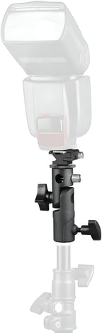 Universal Metal Flash Hot Shoe Speedlite Umbrella Holder Light Stand Grip Bracket
