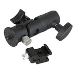 Universal Metal Flash Hot Shoe Speedlite Umbrella Holder Light Stand Grip Bracket