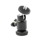 Mini Ball Head Mount for DSLR, Flash & LED Lights (360° Rotation)