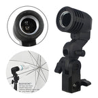 Single Bulb Holder E27 Socket Flash Umbrella Bracket Photo Lighting Bulb Holder For Youtubers| tiktokers | Photographers |Studios and Videoshoots