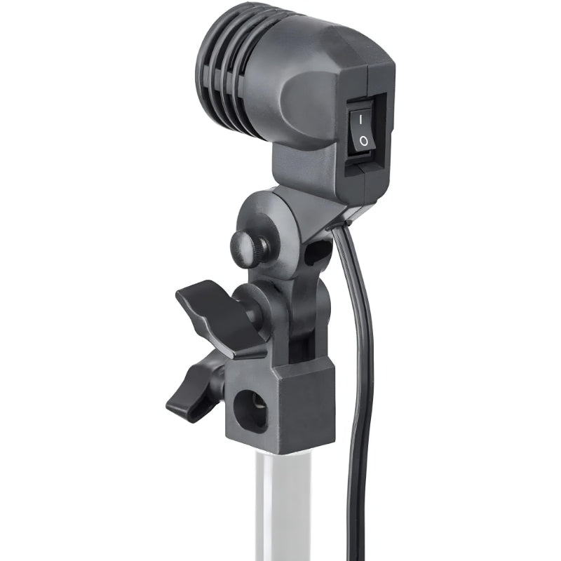 Single Bulb Holder E27 Socket Flash Umbrella Bracket Photo Lighting Bulb Holder For Youtubers| tiktokers | Photographers |Studios and Videoshoots