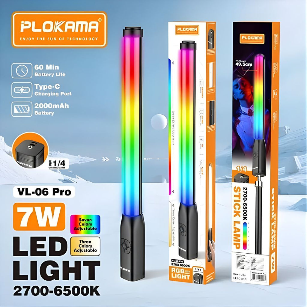 Plokama VL-06 Pro RGB Handheld LED Light Stick