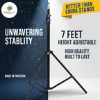 JK Professional 7-ft High Quality Tripod Light Stand for Studio And Led & Ring Lights | Maqbool & Sons