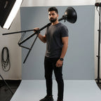 Professional Heavy-Duty Light Stand (8ft) for Strobe & Studio Flash | Maqbool & Sons